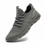 Damyuan Herren Laufschuhe Turnschuhe Sportschuhe Running Sneaker Freizeit Straßenlaufschuhe Walkingschuhe Outdoor Fitness Jogging Sportsschuhe Dunkelgrau