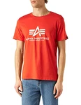 Alpha Industries Herren Basic T-Shirt Atomic red