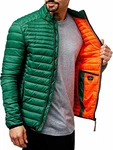 Indicode Herren Islington Steppjacke mit Stehkragen Schwarz