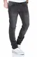 MERISH Jeans Herren Slim Fit Stretch Jeanshose Designer Denim Hose Destroyed 1502 (32-32, 505-4 Grau)