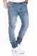 MERISH Jeans Herren Slim Fit Jeanshose Stretch Denim Hose Designer 505 (32-32, 505-3 Blau)