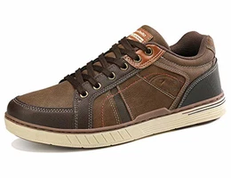 Freizeitschuhe Herren Sneakers Schuhe Wanderschuhe Walkingschuhe Berufsschuhe Sportschuhe Outdoor Leichtgewicht Größe 41-46(Braun, Numeric_43)