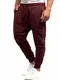Indicode Herren Bendner Cargo Jogginghose   Trainingshose Jogger Freizeithose für Männer Bordeaux Mix M