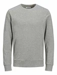 JACK & JONES Herren Jjeholmen Crew Neck Noos Sweatshirt (12136886) Grau