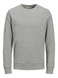 Herren Jjeholmen Crew Neck Noos Sweatshirt, Grau, M EU
