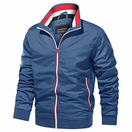 Bomberjacke Herren Sommer Laufjacke Herren Running Jacke Atmungsaktiv College Jacke Trainingsjacke Stehkragen Varsity Jacke Frühling Baseballjacke