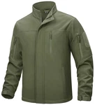 TACVASEN Herren Outdoor Funktionsjacke Armeegrün