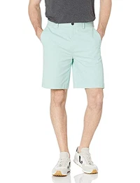 Herren Shorts, Klassischer Schnitt, 23 cm, Aquagrün, 38W