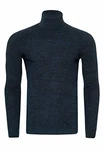 R-Neal Herren Fein-Strick Rollkragen Pullover (351) Petrol