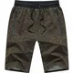 Tansozer Kurze Hosen Herren Shorts Sport Sommer Jogginghose Herren Kurz Baumwolle Shorts Herren Gym Shorts Fitness Sweatshorts Grün1 M