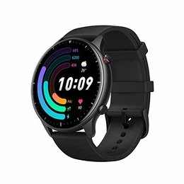Men's GTR 2e Smartwatch, Schwarz