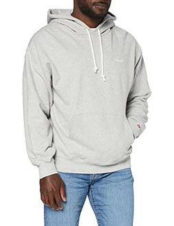Levi's Red Tab Sweats Hoodie Sweatshirt Light Mist Heather