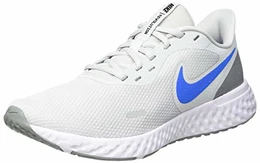 Herren Revolution 5 Running Shoe, Photon Dust/Photo Blue-Particle Grey-Black-White, 42.5 EU