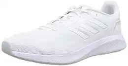 Damen Runfalcon 2.0 Running Shoe, FTWR White FTWR White Silver Met, 43 1/3 EU