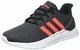 adidas Herren Questar Flow NXT Sneaker, Core Black/Solar Red/Grey, 43 1/3 EU