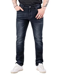 Stretch Herrenjeans 32/34 Dunkelblau Bequeme und vielseitige Denim Hose für Männer Ideal für Alltag, Arbeit und Freizeit
