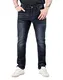 Stretch Herrenjeans 32/34 Dunkelblau   Bequeme und vielseitige Denim Hose für Männer   Ideal für Alltag, Arbeit und Freizeit