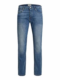 Herren Jeans Tim Straight Legs Slim Fit Flat Front Tim ORIGINAL, Farben:Blau-2, Größe Jeans:34W / 32L