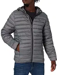 Blend 20712462 BHRomsey Hood Herren Steppjacke Übergangsjacke Jacke leicht gepaddete Jacke mit Kapuze Regular Fit, Größe:L, Farbe:Iron Gate (193910)