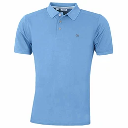 Herren Campus 3 Knopf Leicht Kragen-Polo-Hemd - Sky - M
