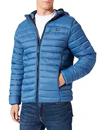 Blend 20712462 BHRomsey Hood Herren Steppjacke Übergangsjacke Jacke leicht gepaddete Jacke mit Kapuze Regular Fit, Größe:S, Farbe:Ensign Blue (194026)