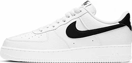 Herren Air Force 1 07 Basketball Shoe, Weiß Schwarz, 41 EU