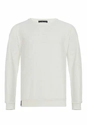 Premium Basic Real Kapuzenpullover Hoodie Sweatshirt für Herren Weiß