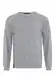 Oversize Sweatshirt für Herren Pullover Sweater Longsleeve Premium Basic Real Grau M