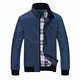 Allthemen Herren Jacke Übergangsjacke Herbst Freizeit Sportjacke mit Stehkragen Bomberjacke