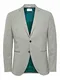 SELECTED HOMME Male Blazer Slim Fit recycelter Polyester 52Sand