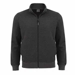 IMAKO® Herren sportlicher Kapuzenpullover Kapuzenjacke Hoody Sweatshirt anthrazit