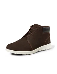 Herren Graydon Chukka NU Stiefel, Dark Brown Nubuck, 43 EU