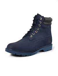 Timberland Herren 6 Inch WR Basic Stiefel, Navy Nubuck, 43 EU