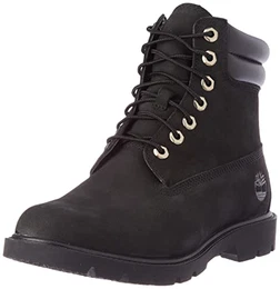 Herren 6 Inch WR Basic Stiefel, Black Nubuck, 42 EU