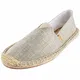 Alexis Leroy Espadrilles Slip On Casual Leichte Einfarbig Espadryle für Herren Beige 43 EU