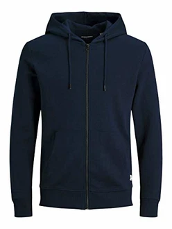 JACK & JONES Male Hoodie Basic Reißverschluss Sweatjacke