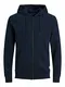 JACK & JONES Male Hoodie Basic Reißverschluss MNavy Blazer