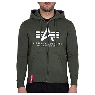 ALPHA INDUSTRIES Sweatjacke Dark Olive ALPHA INDUSTRIES Sweatjacke Dark Olive