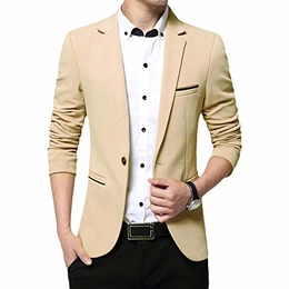 Herren Sakko Sportlich Slim Fit Blazer Männer Modern Freizeit Jackett Business Anzugjacke