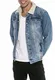 Redbridge Jeansjacke für Herren Jacke Denim Gefüttert Winter Herbst Übergangszeit Blau M