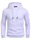COOFANDY Herren Kapuzenpullover Hipster Gym Langarm Kordelzug Karierten Jacquard Pullover Hoodies