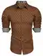 COOFANDY Hemd Herren Langarm Freizeithemden Slim fit Business Bügelleicht Baumwolle
