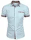COOFANDY Herren Hemden Freizeit Slim fit Kurzarmshirt bügelfrei Casual Shirt