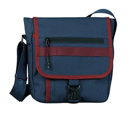 - Menswear JOAQUIN Herren Umhängetasche M, dark blue, 21x6x24
