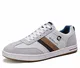 ARRIGO BELLO Freizeitschuhe Herren Sneaker Walkingschuhe Berufsschuhe Wanderschuhe Leichte Trainers Größe 40-46 (L Grau Weiß, Numeric_43)