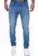 MERISH Jeans Herren Slim Fit Jeanshose Stretch Denim Hose Designer 1512 (32-32, 1512-03 Blau)