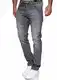 MERISH Jeans Herren Slim Fit Jeanshose Stretch Denim Hose Designer 1512 (32-32, 1512-04 Grau)