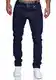 MERISH Jeans Herren Slim Fit Jeanshose Stretch Denim Hose Designer 1512 (31-32, 1512-05 RAW Blue)