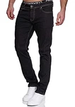 MERISH Jeans Herren Slim Fit Jeanshose Designer (1512, 1509) Schwarz (1512-01)