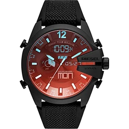 Herren Mega Chief Anadigi, 51 mm Gehäusegröße, Edelstahluhr